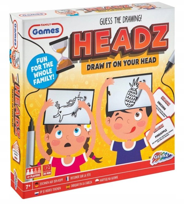 Gra HEADZ Narysuj na glowie