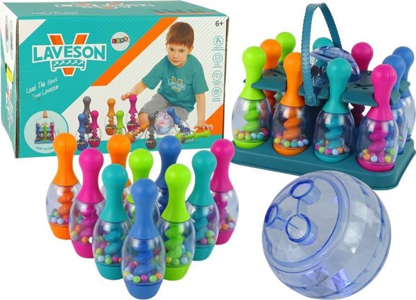 Παιχνίδι μπόουλινγκ Arcade Glowing Ball LEAN Toys 14440382 5905323217379