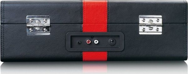 Lenco TT-110 Πικάπ Βαλιτσάκι με Bluetooth, Ενσωματωμένα Ηχεία & Επαναφορτιζόμενη Μπαταρία - Μαύρο/Κόκκινο