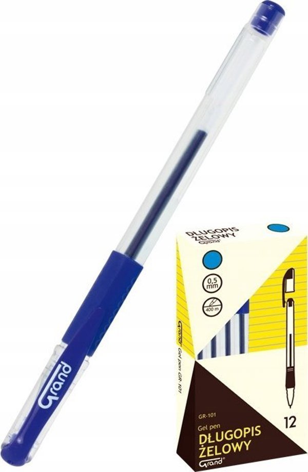 Grand Στυλό Gel GR-101, Μπλε Χρώμα, 0.5mm