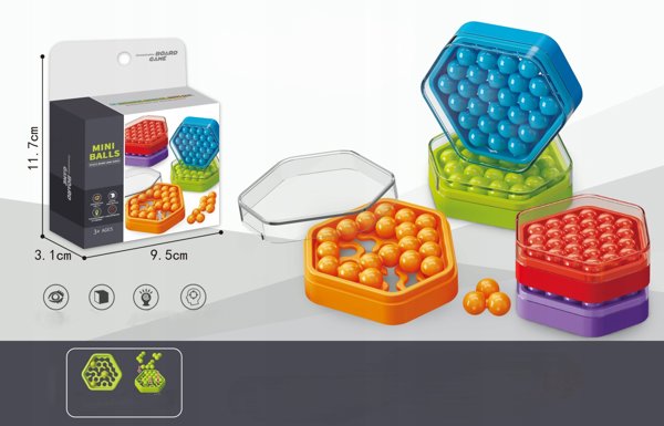 Gra logiczna puzzle mini smart IQ ukÅadanka zielona