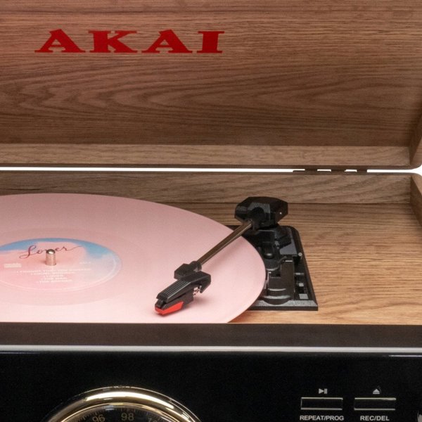 Akai ATT-300CC Πικάπ Με Ιμάντα (Belt Drive) Σε Μαύρο Χρώμα