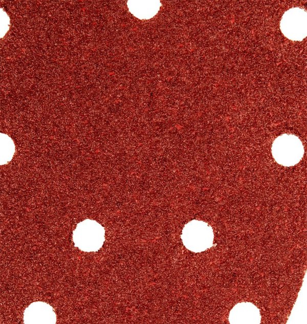 Graphite Χαρτί Τριβής με Βέλκρο Δέλτα 140 x 140 x 80 mm, K40, 5 τεμ., με Οπές