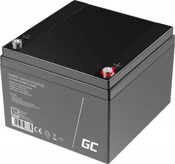 Green Cell Μπαταρία AGM VRLA 12V 28Ah - Επαναφορτιζόμενος Συσσωρευτής Υψηλής Απόδοσης