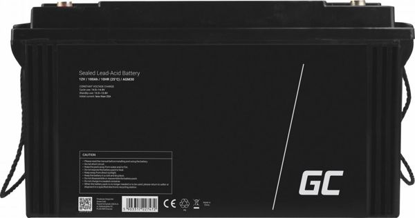 Green Cell Μπαταρία AGM 12V 120Ah (AGM31) - Επαναφορτιζόμενος Συσσωρευτής