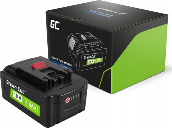 Μπαταρία Green Cell 18V 8Ah για Εργαλεία Bosch, Συμβατή με GBA1600A016GK