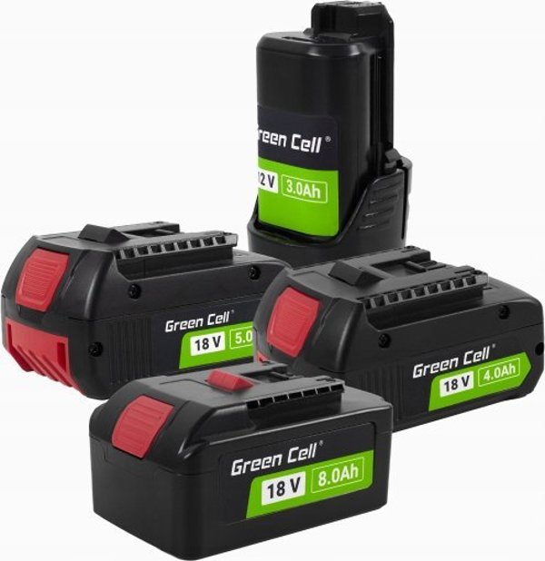 Μπαταρία Green Cell 18V 8Ah για Εργαλεία Bosch, Συμβατή με GBA1600A016GK