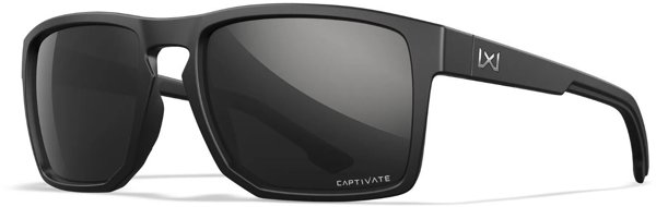 Γυαλιά Ηλίου Wiley X Founder Captivate Matte Black, Μαύρος Σκελετός, Greys
