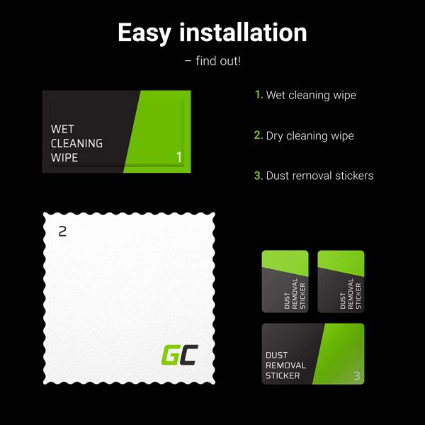 Green Cell Σκληρυμένο Τζάμι GC Clarity για Apple iPhone 6 Plus - Μαύρο