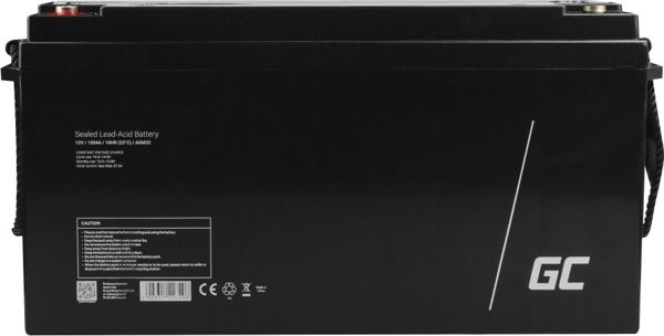 Green Cell Μπαταρία AGM 12V 150Ah (AGM32) - Επαναφορτιζόμενος Συσσωρευτής