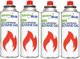 GreenBlue 4x φιάλες αερίου 227g, πιστοποιημένες Pi 0875, EN417, μπουτάν