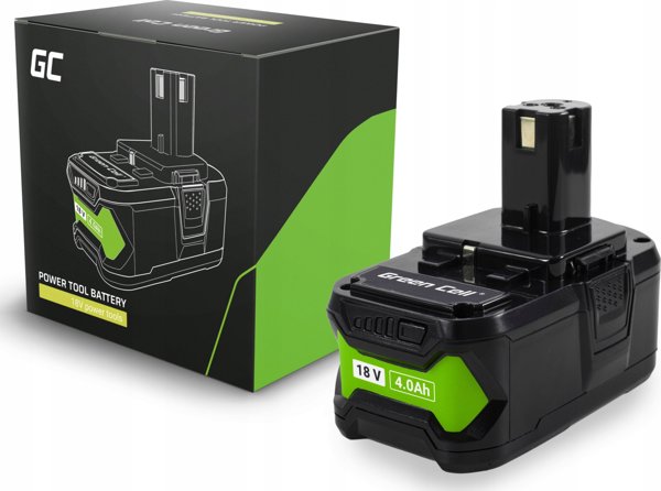 Green Cell Μπαταρία Green Cell για ηλεκτρικά εργαλεία Ryobi ONE+ 18V 4Ah, εναλλακτική μπαταρία RB18L40