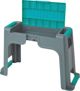 Greenmill GR6994 Σκαμπό Κήπου και Επιγονατίδα με Θήκη Αποθήκευσης Αξεσουάρ, Πλαστικό, 80kg
