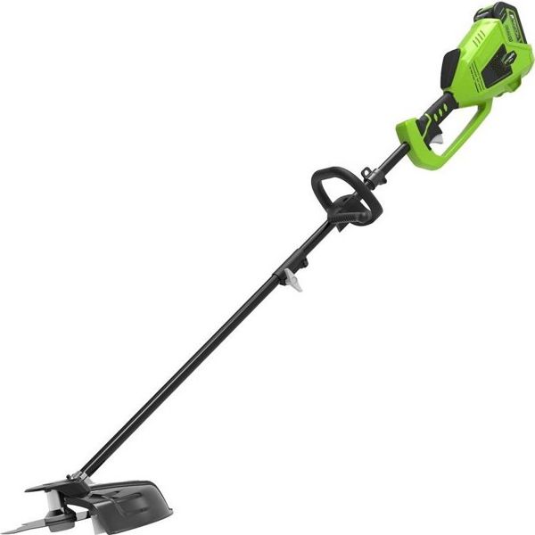 Greenworks GD40BCK4 Ασύρματο Θεριστικό Μηχάνημα – Θαμνοκοπτικό Μπαταρίας 40V με Μπαταρία 4Ah και Φορτιστή