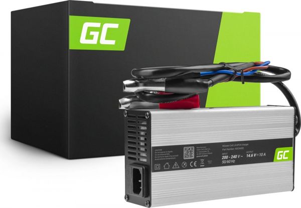 Green Cell Ladowarka prostownik do akumulatorow LiFePO4 14.6V 10A