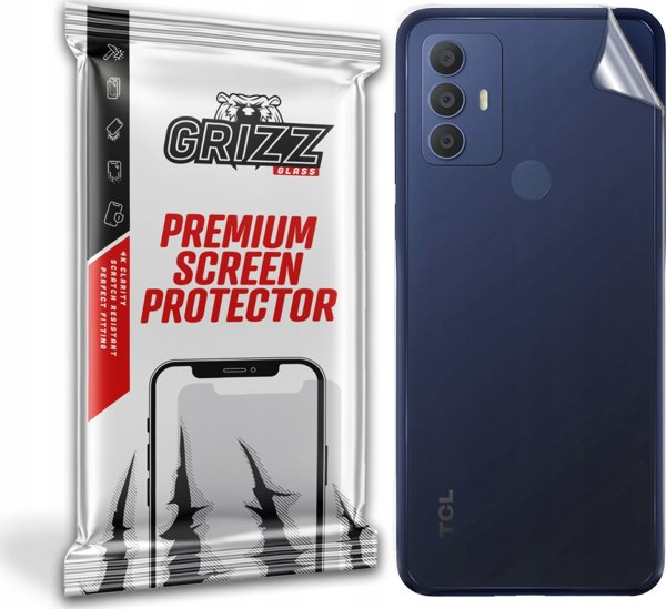 GrizzGlass Προστατευτική Μεμβράνη Πίσω Όψης για TCL 305 Dual Sim, Satin Finish, Ανθεκτική