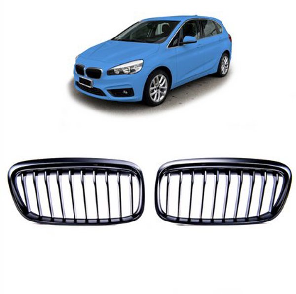 Ματ Μαυρη Αθλητικη Γριλια BMW 2 F45 2014-2018
