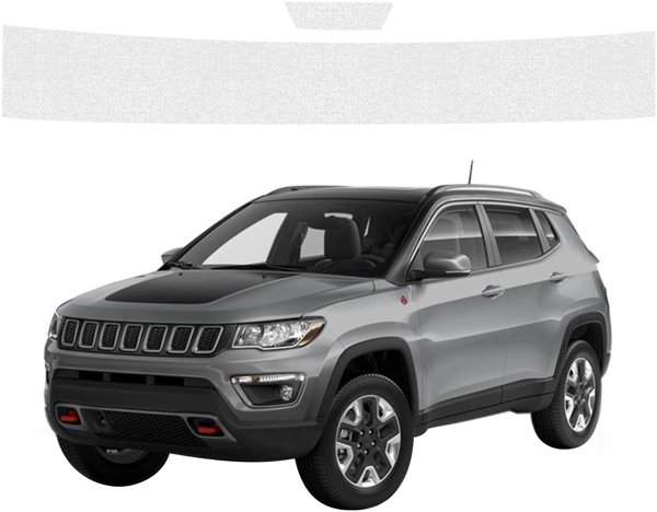 GrizzGlass Bezbarwna powłoka techniczna HeavyDuty Clear na próg bagażnika do Jeep Compass (2020-2024) [2w1] (GRZ20998)