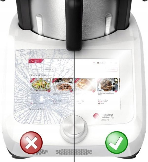 Υβριδικό Γυαλί GrizzGlass για Monsieur Cuisine Smart Lidlomix 2022 - Προστασία Οθόνης