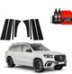 GrizzGlass Μεμβράνη Προστασίας Κολώνων BodyShield για Mercedes GLS 450d (2023-2025) Ανθρακί Υφή [8w1]