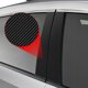 GrizzGlass Μεμβράνη Προστασίας Κολώνων BodyShield για Mercedes GLS 450d (2023-2025) Ανθρακί Υφή [8w1]