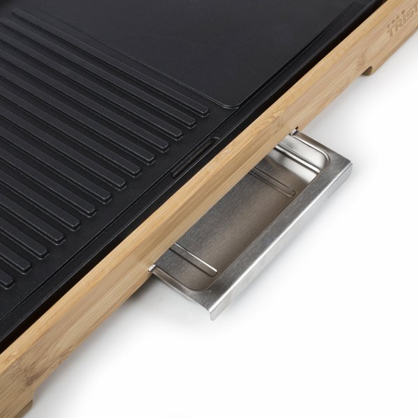 Grill elektryczny Tristar Bamboo Grill XL TG2514B Table, 2200 W, Black