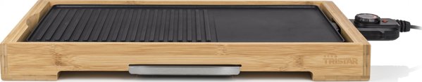 Grill elektryczny Tristar Bamboo Grill XL TG2514B Table, 2200 W, Black