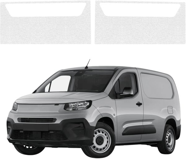 GrizzGlass Bezbarwna powłoka techniczna HeavyDuty Clear na przednie progi do Fiat Doblo Cargo (2018-2026) [2w1] (GRZ22337)