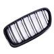 Grill sportowy podwojne zebrerka Gloss Black BMW 5 F10 F11 2010-2018