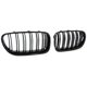 Grill sportowy podwojne zebrerka Gloss Black BMW 5 F10 F11 2010-2018