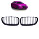 Grill sportowy podwojne zebrerka Gloss Black BMW 5 F10 F11 2010-2018