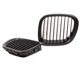 Grill sportowy pojedyncze żeberka Matt Black BMW Z3 E36 1996-2002