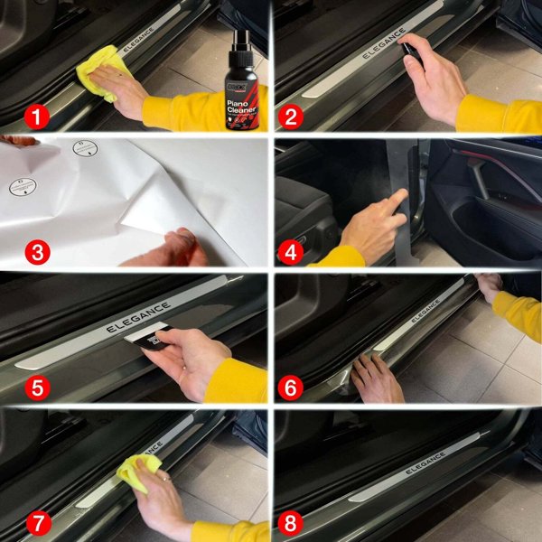 GrizzGlass Bezbarwna folia ochronna BodyShield na przednie progi do Toyota Proace (2024-2026) [2w1] (GRZ21886)