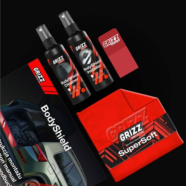 GrizzGlass Bezbarwna folia ochronna BodyShield na przednie progi do Toyota Proace (2024-2026) [2w1] (GRZ21886)