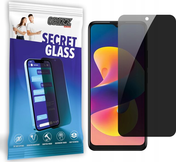 GrizzGlass SecretGlass Προστατευτικό Γυαλί Privacy για TCL 50 LE