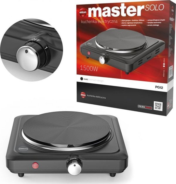 Grill elektryczny Eldom Eldom PG12 Master Solo