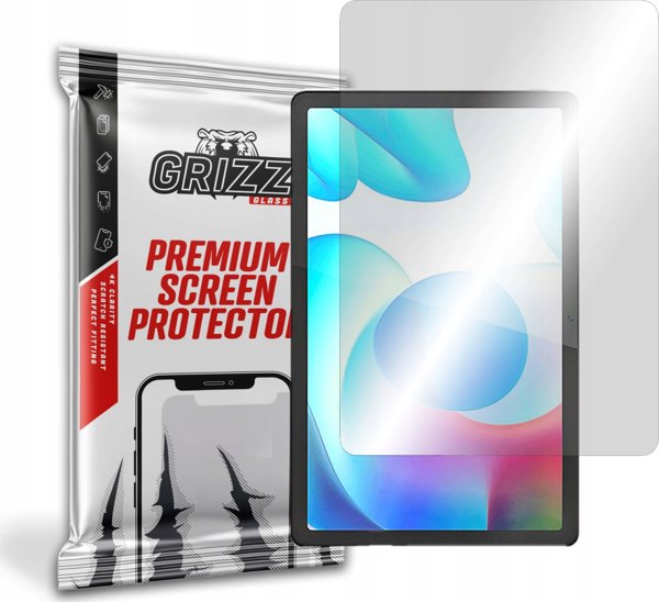 GrizzGlass Υβριδικό Γυαλί Προστασίας Οθόνης για Realme Pad 10.4 WiFi, Αντιχαρακτικό, Εύκολη Τοποθέτηση