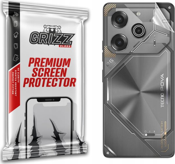 GrizzGlass Πίσω Μεμβράνη Προστασίας UltraSkin για Tecno Pova 6 Pro