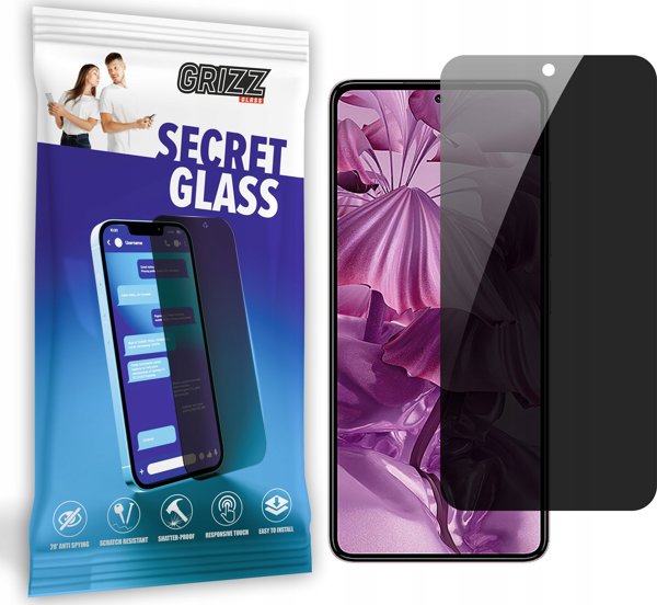 GrizzGlass SecretGlass Γυαλί Προστασίας Οθόνης (Privacy) για HMD Pulse