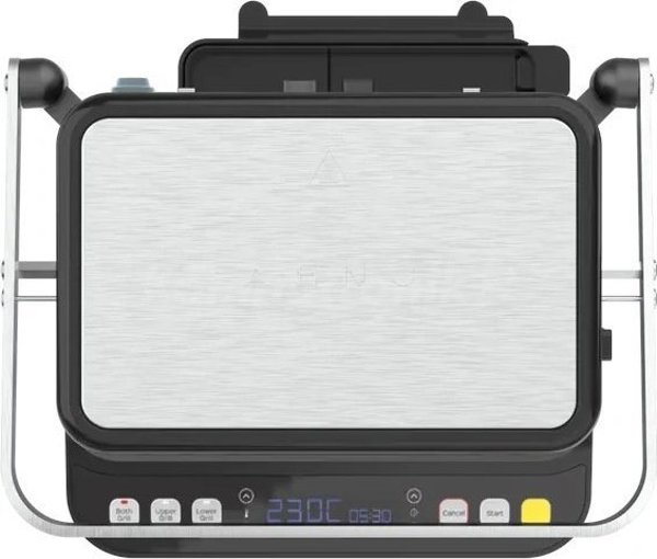 Aeno EG1 Ηλεκτρική Σχάρα, 2000W, Συμπαγής Ψηστιέρα Εσωτερικού Χώρου με 3 Λειτουργίες Θέρμανσης