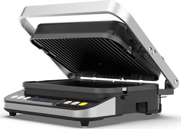 Aeno EG1 Ηλεκτρική Σχάρα, 2000W, Συμπαγής Ψηστιέρα Εσωτερικού Χώρου με 3 Λειτουργίες Θέρμανσης