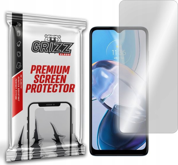 Υβριδικό Γυαλί GrizzGlass για Motorola Moto E22i - Ανθεκτική Προστασία Οθόνης