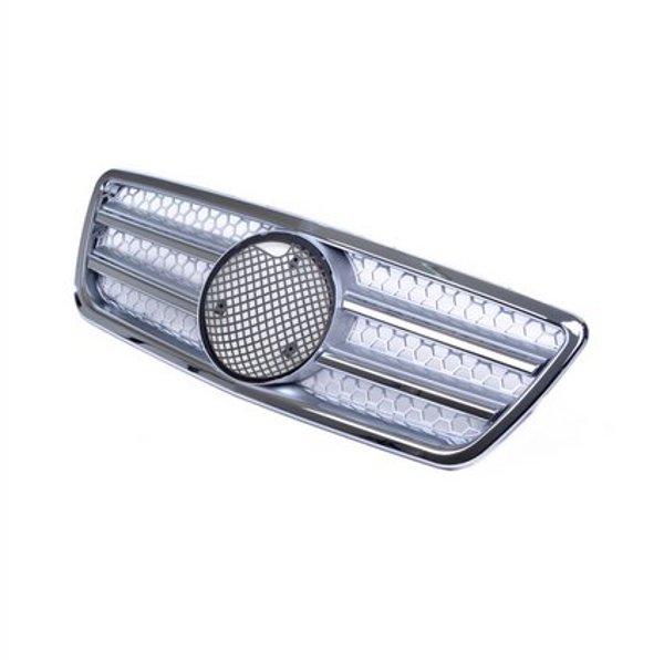 Grill Mercedes-Benz E W210 S210 Facelift Chrome & Silver