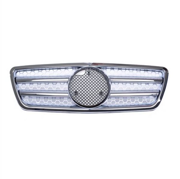 Grill Mercedes-Benz E W210 S210 Facelift Chrome & Silver