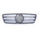 Grill Mercedes-Benz E W210 S210 Facelift Chrome & Silver
