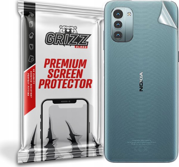 GrizzGlass Προστατευτικό Πίσω Όψεως για Nokia G21, Αυτοκόλλητη Μεμβράνη Προστασίας, Satin Finish