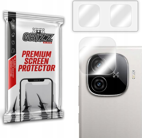 GrizzGlass Υβριδικό Γυαλί Προστασίας Κάμερας για Vivo iQOO Z9 Turbo Plus