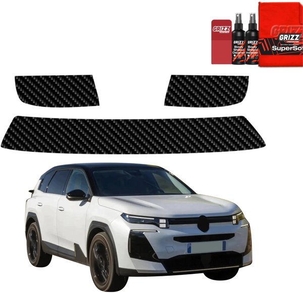 GrizzGlass Karbonowa folia ochronna BodyShield Carbon na próg bagażnika do Citroen C5 Aircross SUV (2025-2026) [3w1] (GRZ19998)