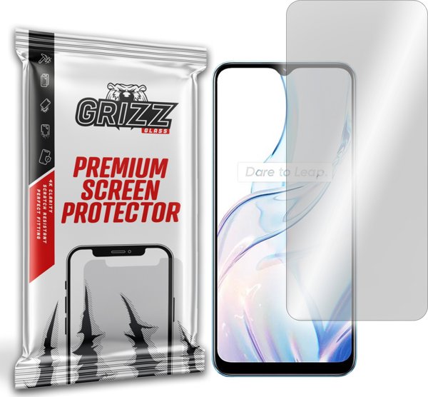 GrizzGlass Υβριδικό Γυαλί Προστασίας Οθόνης για Realme C30s - Ανθεκτικό & Εύκολη Τοποθέτηση