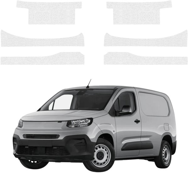 GrizzGlass Bezbarwna powłoka techniczna HeavyDuty Clear na progi do Fiat Doblo Cargo (2018-2026) [6w1] (GRZ22566)